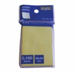 Profile Sticky Notes Σετ 2 Μπλοκ Κίτρινες Αυτοκόλλητες Σημειώσεις 2 x 100 Φύλλα, 38 x 50 mm