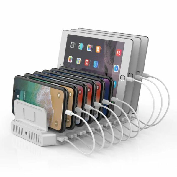 Unitek Charge Station 160W 10-Port 8×2.4A + 1xQC3.0 + 1xPD60W Y-2190