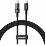 Baseus Cable USB-C to USB-C Gem Series 100W 1.0m Black
