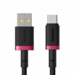 Baseus Cable USB-C to USB-A Dura Series Braided 1.0m Black+Red
