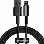 Baseus Cable Lightning to USB-A Tungsten Gold 1.0m Black