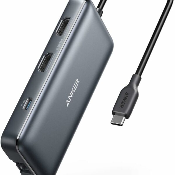 Anker Work USB-C Hub 8in1 2xHDMI,GB,SD,PD100W