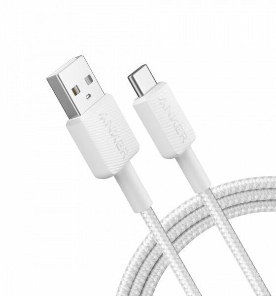 Anker Mobile Cable USB A to USB C 0.9m 322 White