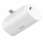 Baseus Powerbank 20W 5000mAh Plug-In USB-C 20W White