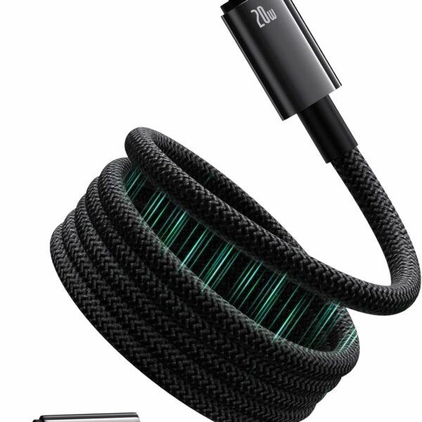 Baseus Tungsten Gold Magnetic Charging Cable Type-C to iP