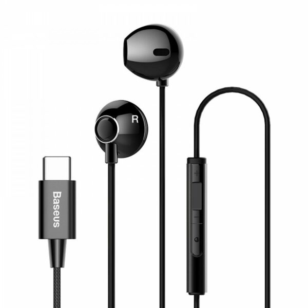 Baseus Encok C06 Type-C Wired Earphones Black