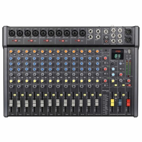 Citronic CMC-18 Live Mixer – Μίκτης Ήχου 18 Καναλιών με DSP, Bluetooth & USB Εγγραφή/Αναπαραγωγή, 170.944UK