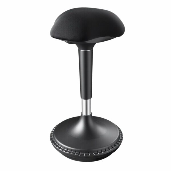 Lumivida Office Stool Ergonomic with Height Adjustale Fabric Upholstered Seat CH04-1