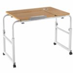Lumivida Computer Tray Desk Mobile Height & Width Adjustable 60x80cm FWS10-1