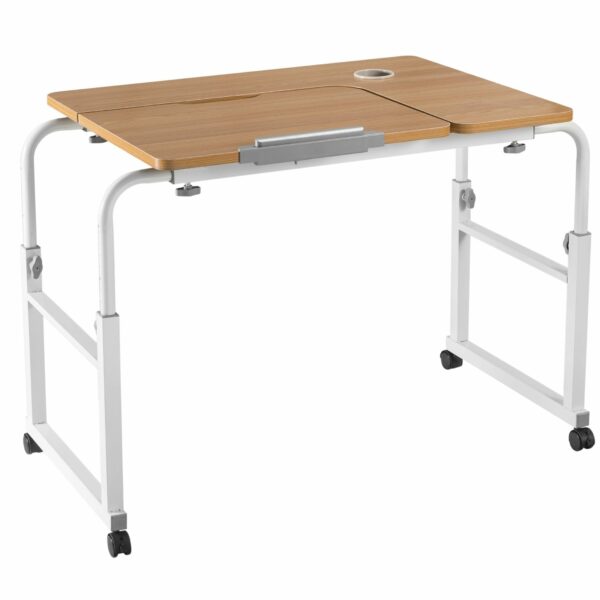 Lumivida Computer Tray Desk Mobile Height & Width Adjustable 60x80cm FWS10-1