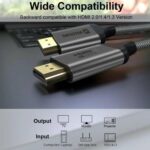 Swissten Καλώδιο HDMI 2.0 4K/60Hz Braided με Gold Plated Βύσματα 3m 75501103 - Image 5