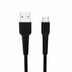 Swissten TPU Καλώδιο USB-A σε Micro USB με Ανοδιωμένο Αλουμίνιο 1m 71505520 Μαύρο - Image 2