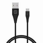 Swissten USB-A σε Micro USB Καλώδιο 9mm Extended Connector 1.5m 71504303 Μαύρο - Image 2
