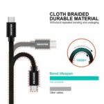 Swissten USB-A σε Micro USB Braided Καλώδιο 3A Fast Charging με Μεταλλικούς Συνδέσμους 3m 71527300 Μαύρο - Image 3