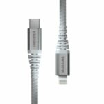 Swissten KEVLAR Καλώδιο USB-C σε Lightning 30W (3A) Extra Durable 1.5m 71541013 Άσπρο - Image 2