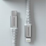Swissten KEVLAR Καλώδιο USB-C σε Lightning 30W (3A) Extra Durable 1.5m 71541013 Άσπρο - Image 4