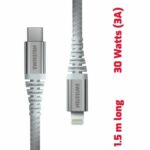 Swissten KEVLAR Καλώδιο USB-C σε Lightning 30W (3A) Extra Durable 1.5m 71541013 Άσπρο - Image 6