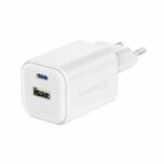 Swissten GaN Φορτιστής 45W PD με USB-C & USB-A QC Compact Travel Charger 22071300 Άσπρο - Image 2
