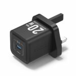 Vention Charger Wall GaN 20W 1xUSBC UK-Plug Mini Black FEPB0-UK - Image 2