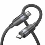 Vention IT Cable USB-C 3.2 Gen2 M-M 0.5m Braided Aluminum Black TRGBD - Image 2