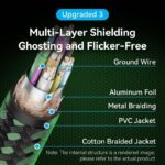 Vention HDMI Cable 2.1 8K60Hz Braided Ultra Thin 3.0m ALOGI - Image 6