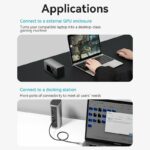 Vention IT Cable USB-C 4.0 M-M 1.0m Braided Aluminium Grey TAVHF - Image 6