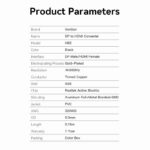 Vention DisplayPort to HDMI Adaptor Male to Female 4K60Hz 0.15M HBZBB - Image 4