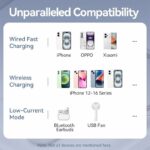 Vention Powerbank Wireless Magnetic 5000mAh 20W Black FHSB0 - Image 7