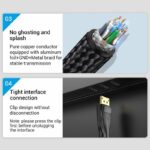 Vention DisplayPort Cable DP1.4 8K60Hz Braided 5.0m HCCBJ - Image 7