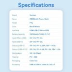 Vention Powerbank 20000mAh 22.5W Black FHLB0 - Image 4