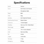 Vention AUDIO XLR M-F Cable Braided-Metal 5.0m BKHHJ - Image 3