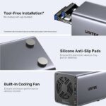 Unitek 4-Bay External SATA 2.5/3.5 HDD/SSD Enclosure with RAID USB-A S1301A - Image 3