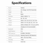 Vention Car FM Transmitter & Charger 3xUSB 30W/18W/5W FFLB0 - Image 3