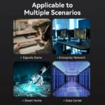 Vention NETWORK Cable Cat8 STP Rotate Right Angle Slim 3.0m Black IKLBI - Image 6