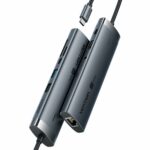 Vention HUB USB-C 1xUSB-C 3.2/USBA3.0/USBA2.0/HDMI 4K60Hz/RJ45/SD/3.5mm/PD TGVHB - Image 3