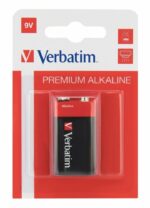 Verbatim Alkaline 9V 1pc Batteries