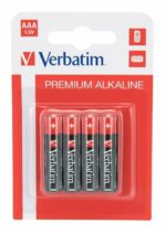 Verbatim Alkaline AAA 4pcs Batteries