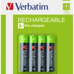 Verbatim Rechargeable AAA 4pcs Batteries