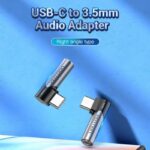 Vention USB-C to 3.5mm Female Right Angle Adaptor BGWH0 - Image 2