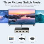 Vention HDMI Switch 3-Port 4K 1.4 with Audio Separation AFJH0 - Image 2