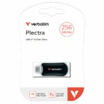 Verbatim USB Drive 3.2 PLECTRA USB-C 256GB Black