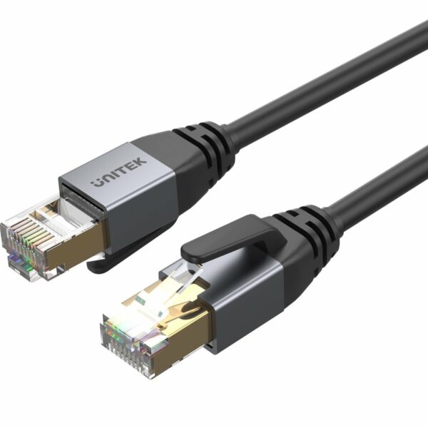Unitek Network Patch Cable CAT8 Black 15.0m C18149A-15M