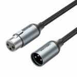 Vention AUDIO XLR M-F Cable Braided-Metal 5.0m BKHHJ
