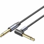 Vention AUDIO 6.3mm M-M Braided Cable Right Angle 5.0m BKEHJ