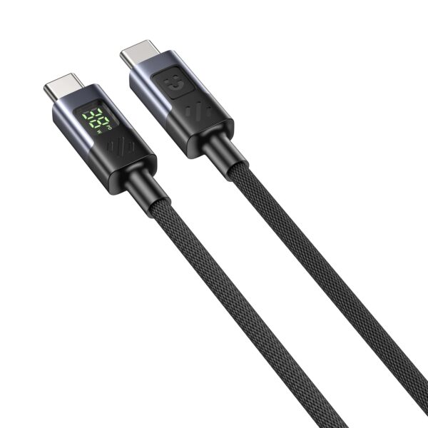 Unitek USB-C Cable PD60W Braided with Display 2.0m C14158A-2M
