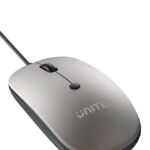 Unitek Mouse Wired USB-A SlimTrack T060 Space Grey