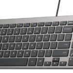 Unitek Keyboard Wired 99K USB-C/A English SlimTap T053 Space Grey