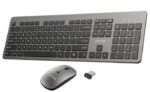 Unitek IT Keyboard & Mouse Combo Wireless 2.4GHz English SlimDuo T054 Space Grey
