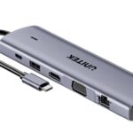 Unitek USB-C Hub USB3.0 HDMI/VGA/Gb/SD/Audio/PD100W D1113B