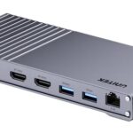Unitek USB-C Hub Docking Station USB4 40Gbps Triple 4K Display & 2.5G Lan with 120W PSU D1117A
